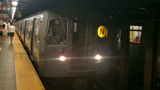 BMT Broadway Line: R68A (N) Train Via Broadway Local Ride From Canal Street To 8 Street NYU