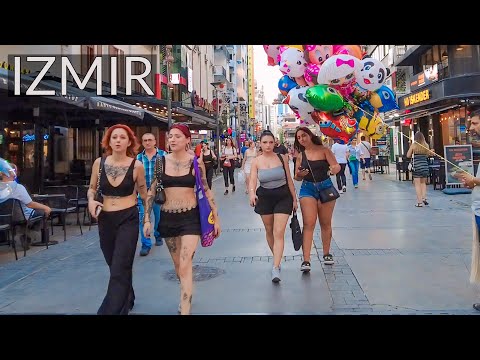 Alsancak: Vibrant Streets & Cozy Evening Vibes, Izmir 4K 🇹🇷