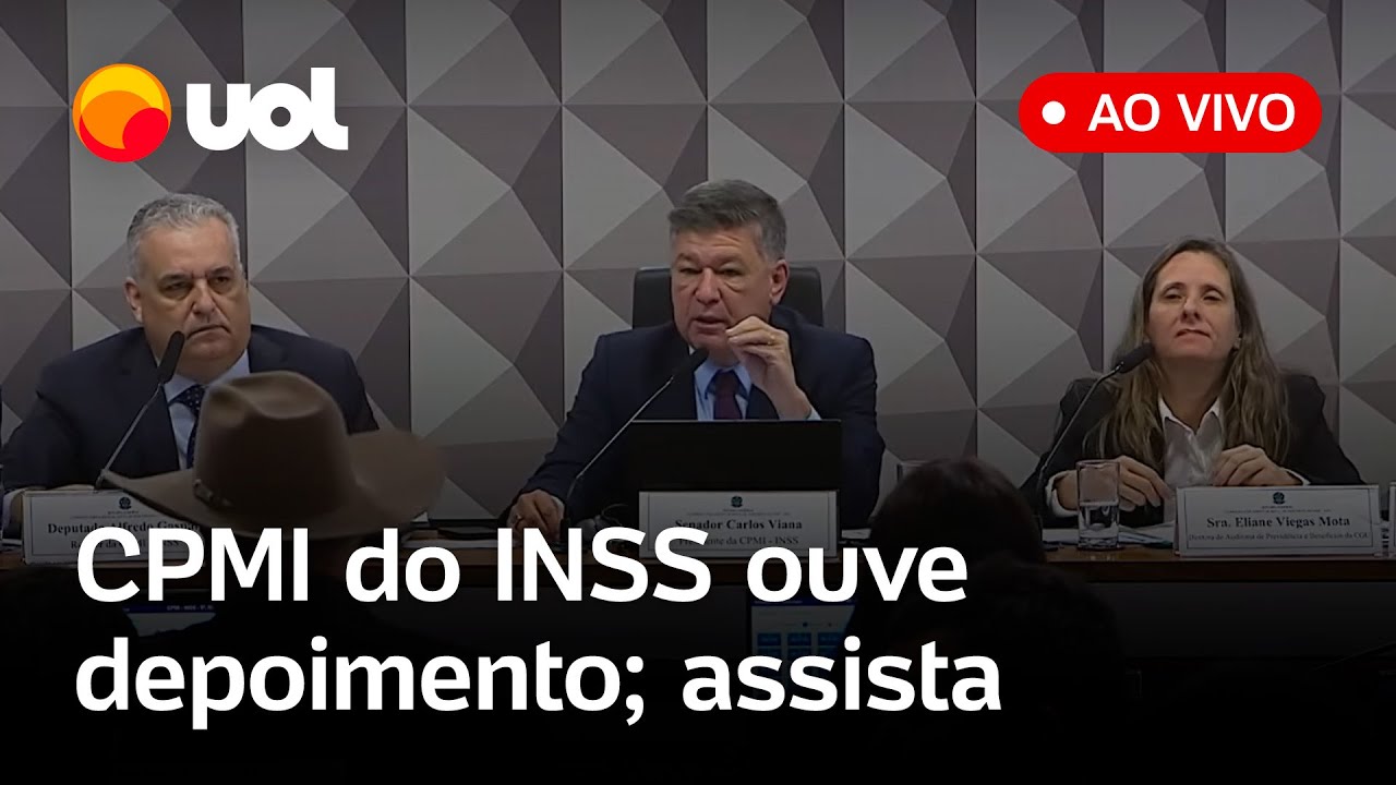 CPMI do INSS  - pres. Senador Carlos Viana -  ao vivo ouve CGU (Controladoria-Geral da União) sobre fraudes em aposentadorias