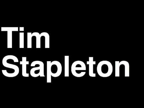 How to Pronounce Tim Stapleton Winnipeg Jets NHL Hockey Player Runforthecube