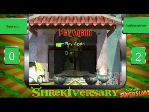 Shrekiversary - Squeachu (Dronkey) vs. RedRidingShrek (Robin Hood) - Shrek SuperSlam WF