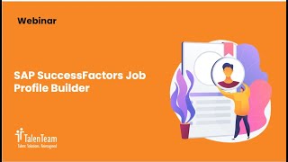 SAP SuccessFactors Job Profile Builder