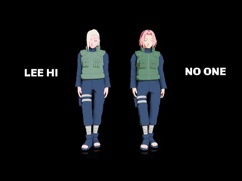 【Naruto MMD/2K/60FPS】LEE HI - NO ONE - Sakura*Ino【Motion DL Link】