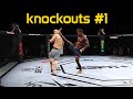 EA Sports UFC 4 - Best Brutal Knockouts Compilation #1