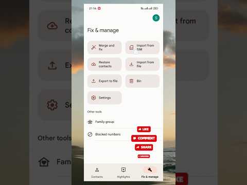 How to import contacts from sim
