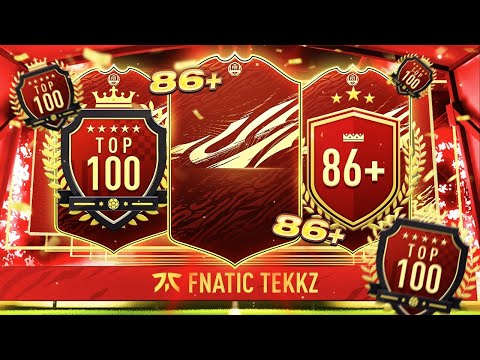 MY 86+ FUT CHAMPS UPGRADE PACK! TOP 100 FUT CHAMPIONS REWARDS #FIFA21 ULTIMATE TEAM