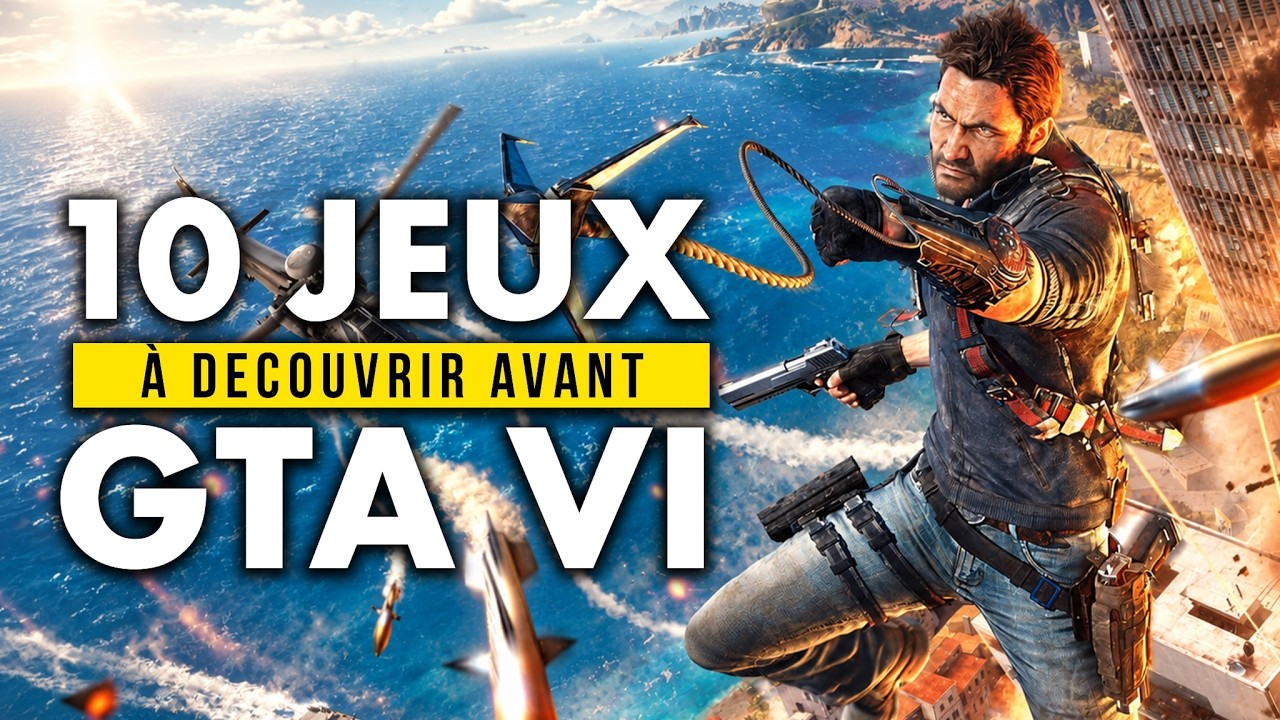 10 JEUX à rattraper avant la sortie de GTA 6 🔥