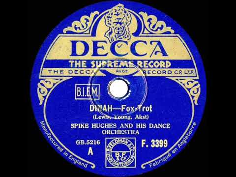 1932 Spike Hughes - Dinah (instrumental)