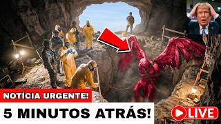 CHOCANTE: Um anjo caído acorrentado acaba de ser encontrado em uma caverna no rio Eufrates!