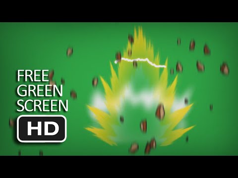 Free Green Screen  - Super Saiyan Aura [With Sound]