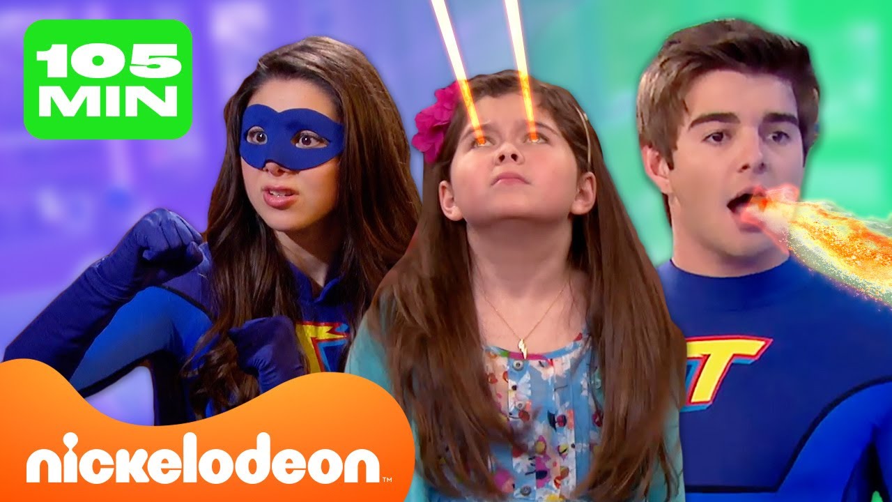 Thundermans | 100 MINUTOS de Cenas de Luta com Superpoderes em Os Thundermans! | Nickelodeon