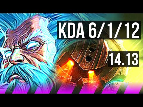ZILEAN & Jinx vs NAUTILUS & Kai'Sa (SUP) | 6/1/12, 67% winrate | EUW Diamond | 14.13
