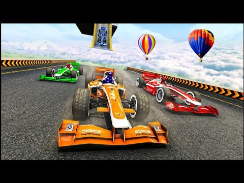Formula Car Racing Stunts Simulator 2021 Impossible Car Mega Ramp 3D Android GamePlay#5 GT Car Stunt