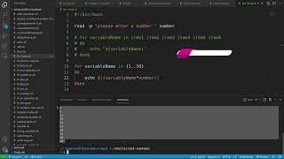 Shell Script tutorials - 40 - For Loop In Shellscript  - For Loop Syntax In Shell script