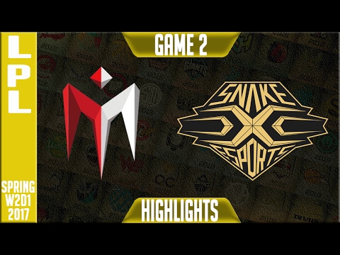 IMay vs Snake Esports Highlights Game 2 - LPL W2D1 Spring 2017 - IM vs SNK G2