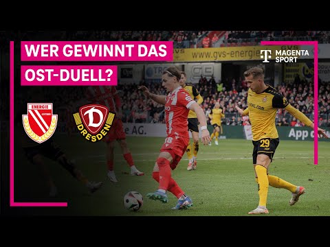 FC Energie Cottbus – SG Dynamo Dresden, Highlights mit Live-Kommentar | 3. Liga | MAGENTA SPORT
