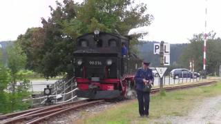 preview picture of video '2. Brückenfest - Schmalspurbahn Schönheide mit sächsischer IV K - Teil 2'