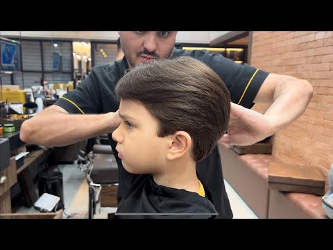 How to cut a child's hair with scissors | step by step children's haircut