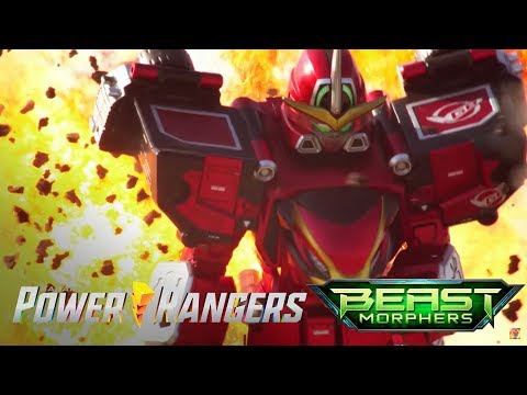 Beast Morphers - Racer Zord Battle | Episode 4 Digital Deception | Power Rangers Official