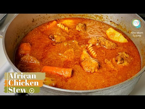 The BEST African Chicken Stew 🇬🇳 | Sauce Tomate au Poulet (Mafè Soupou)