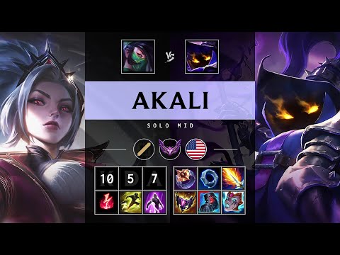 Akali Mid vs Veigar - NA Master Patch 25.09