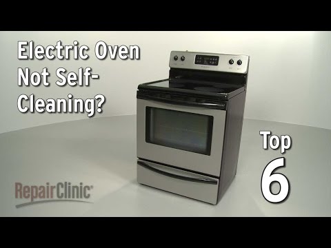 Oven Not Self-Cleaning — Electric Range Troubleshooting