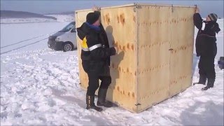 Самодельная зимняя палатка для рыбалки