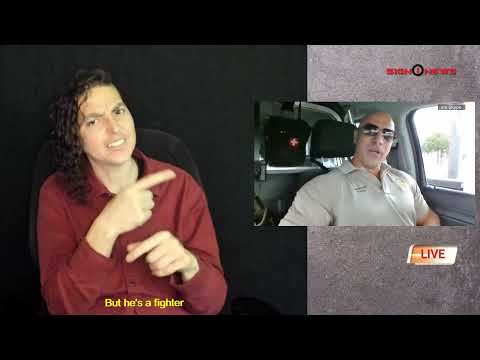 ASL+Audio Deputy looks just like The Rock!