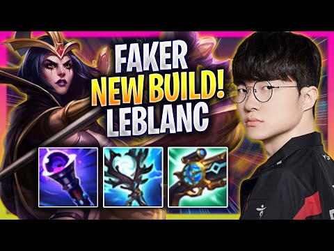 FAKER TRIES NEW LEBLANC BUILD! - T1 Faker Plays Leblanc MID vs Aurelion Sol! | Season 2024