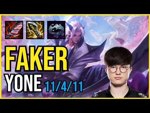 FAKER - YONE vs. EKKO Mid | KR DIAMOND | PATCH 11.1