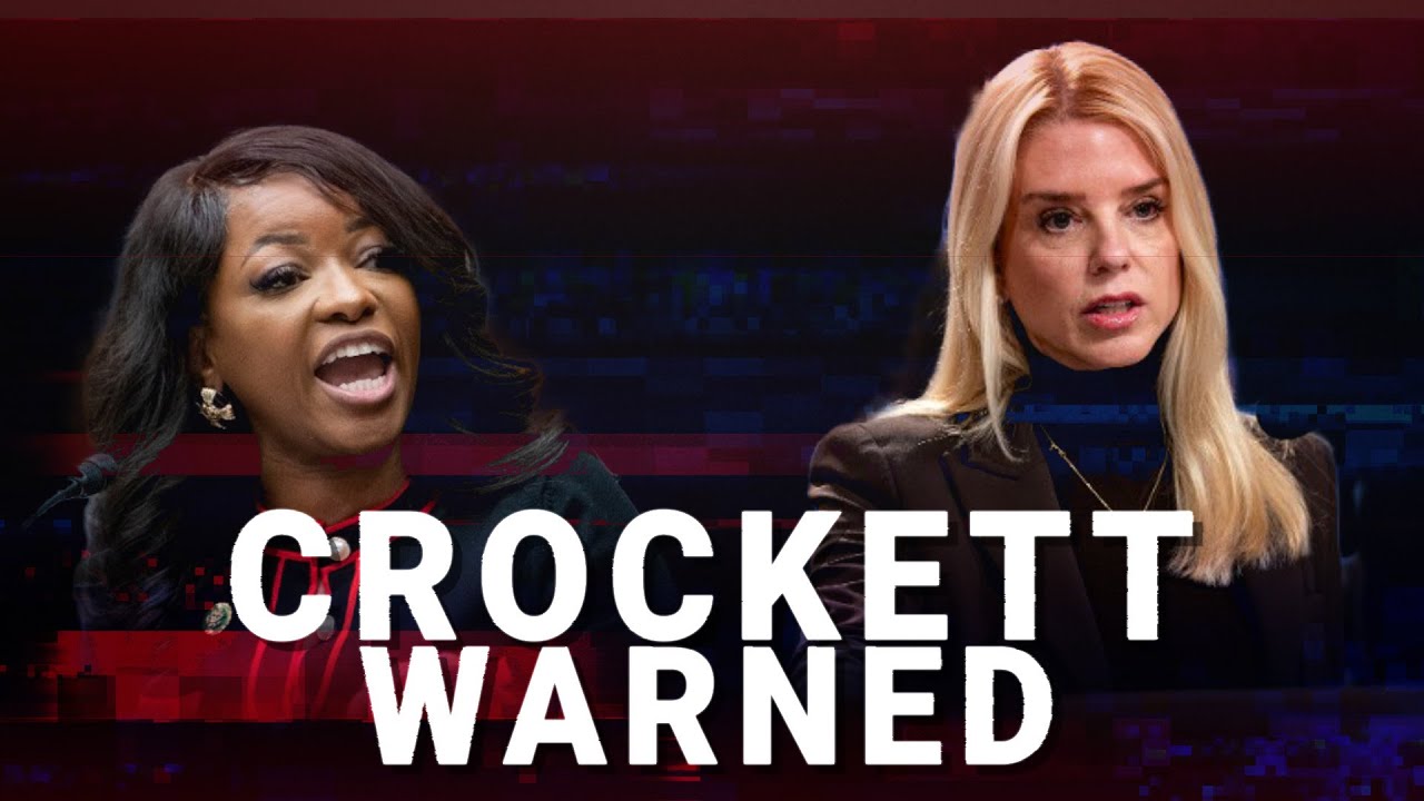 ‘Tread very carefully’: Pam Bondi warns Jasmine Crockett over alleged threats to Musk