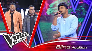 Kasun Pramodh  | Ra Ahase (රෑ අහසේ) |  Blind Auditions | The Voice Sri Lanka