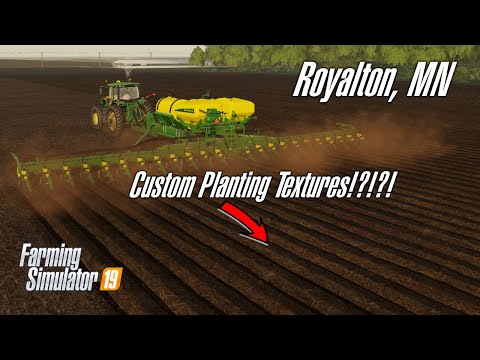 Custom planting textures & MTA, this map is AWSOME! - Precision Farming on Royalton, MN! - EP5