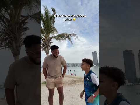 Fares était trop gêné 😂❤️ #familytime #danse #family