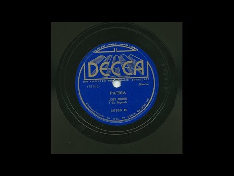 Jose Morin - Patria - Decca 10190B