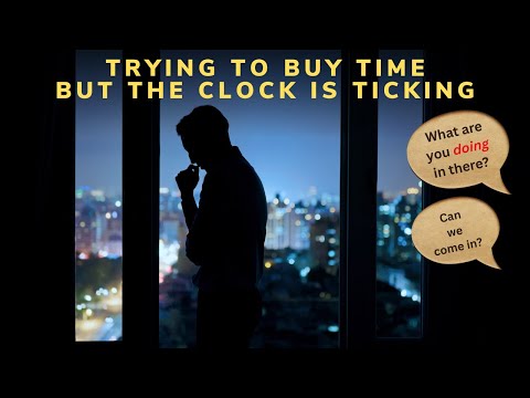 This person wants out, nervous and afraid trying to placate these people