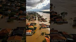 A história das enchentes de Porto Alegre. #meioambiente #portoalegre  #cidadesbrasileiras #enchente