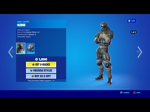 Fortnite Item Shop *VERY RARE* SLEDGE SKIN IS BACK August 17 2022