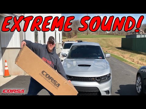 INSTALL & COMPREHENSIVE REVIEW Charger 392 Scat Pack Corsa Performance Exhaust