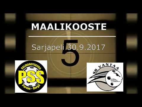Maalikooste  PSS C-pojat - SB Vantaa Black (Sarjapeli 30.9.2017)