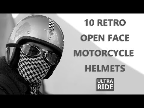 10 Retro Open Face Motorcycle Helmets 2021