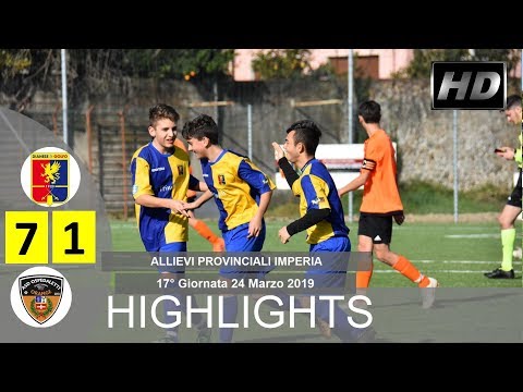 ALLIEVI PROVINCIALI IMPERIA 17° Giornata Dianese&Golfo - Ospedaletti B 7 - 1