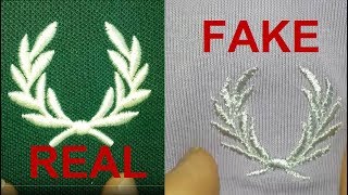 Real vs Fake Fred Perry polo. How to spot fake Fred Perry.