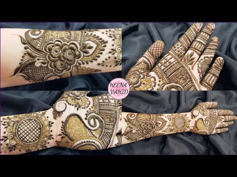 Full hand Indian mehndi design 2019 | Requested video | heena vahid.