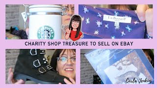 BUYING FROM CHARITY SHOPS TO SELL ON EBAY | CARLA JENKINS