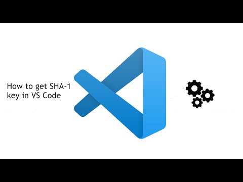 How to get SHA-1 Key in Visual Studio Code