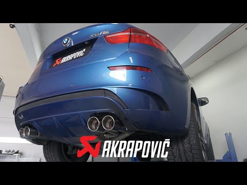 BMW X6M E71 X AKRAPOVIC EXHAUST | SOUND TEST