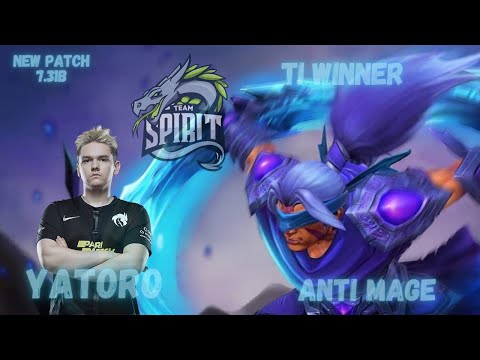 TSpirit.Yatoro [ Anti Mage ] Safe Lane / TI WINNER / Pro Player Carry