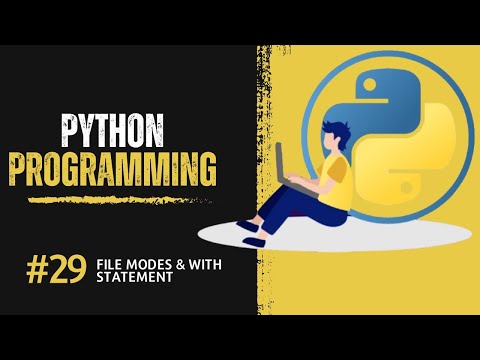 Python File Modes With Statement Session 29