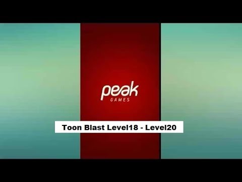 TOON BLAST Level 18 - 20 - NO BOOSTER
